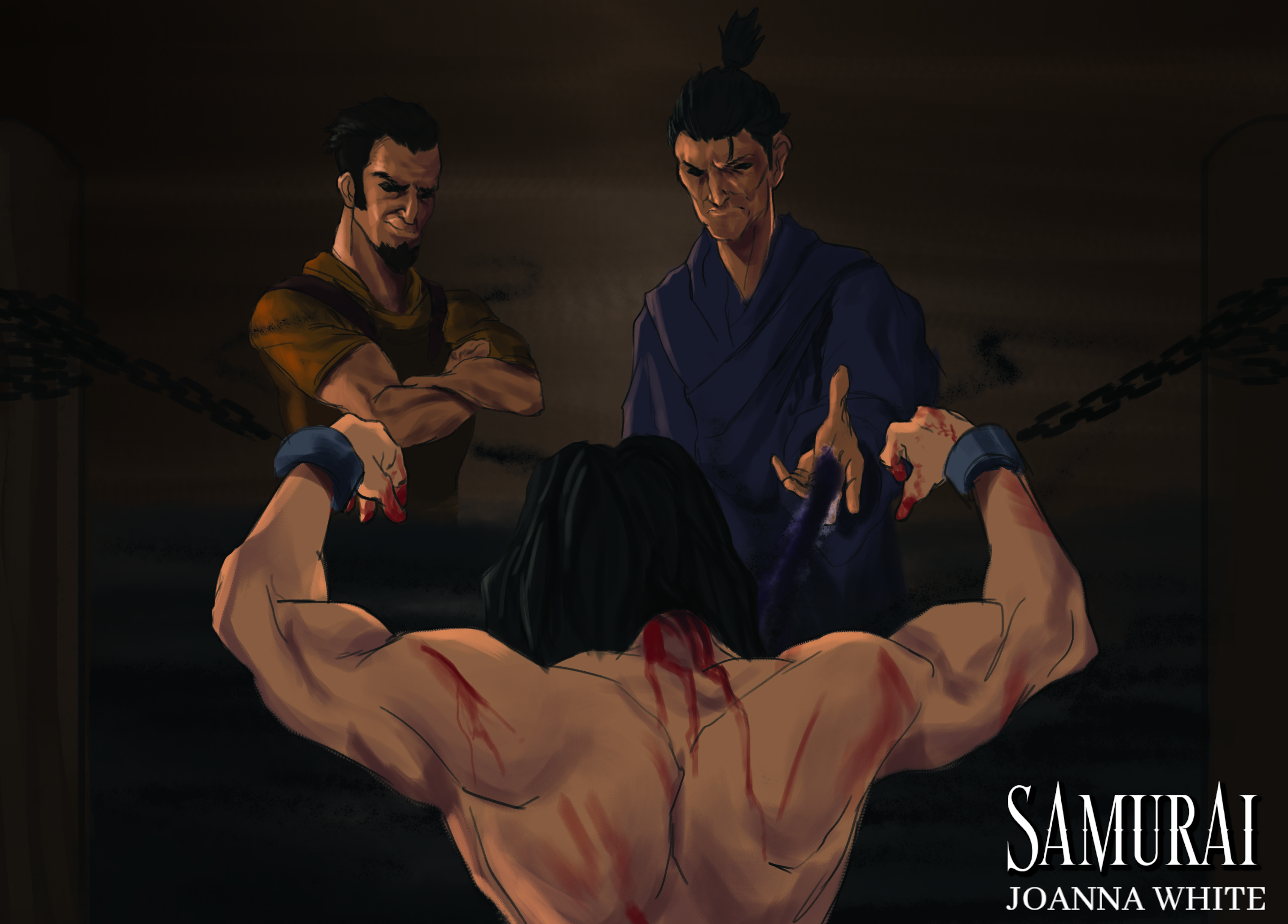 Samurai Painted Scene # 3