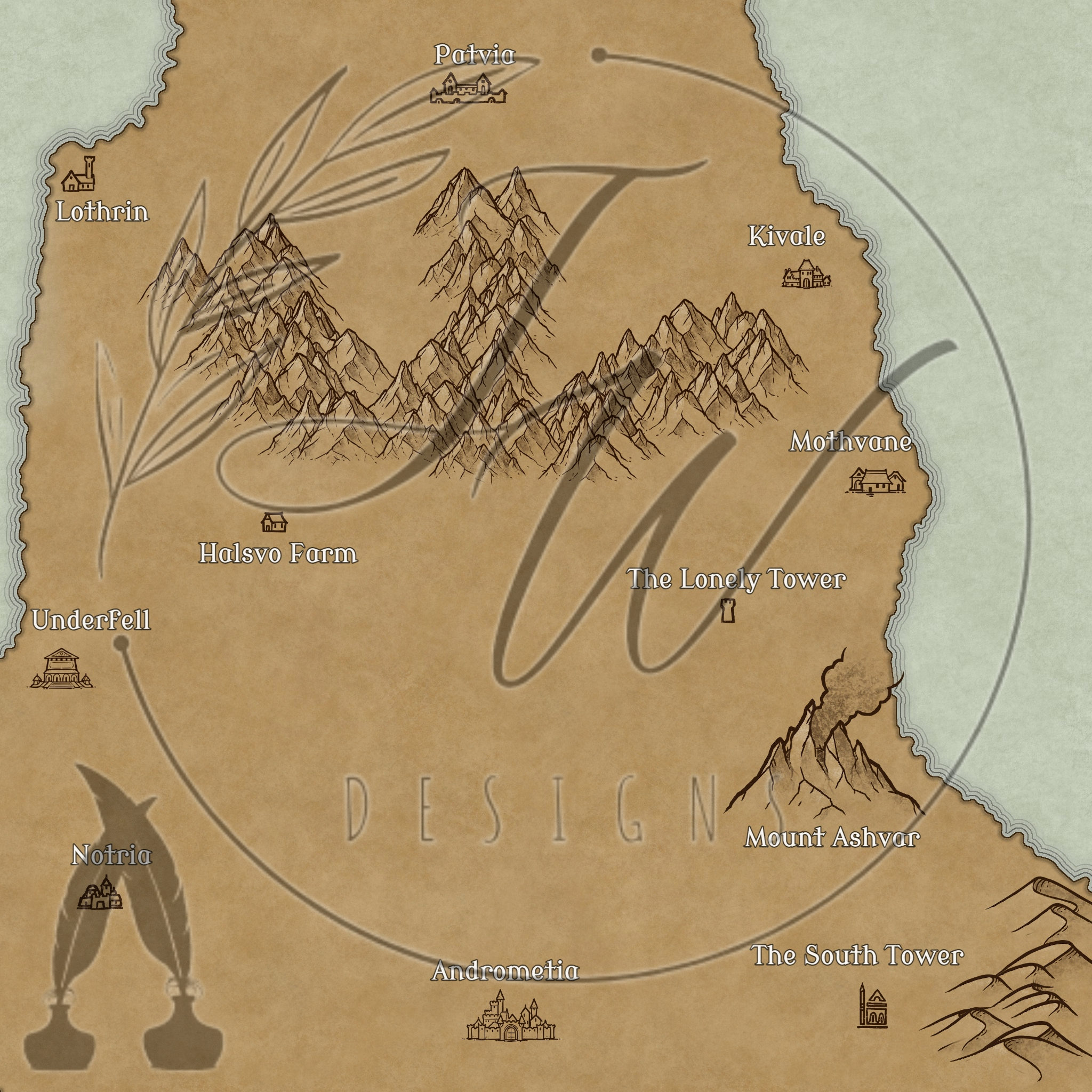 Map Aouther Premade Maps – Joanna White
